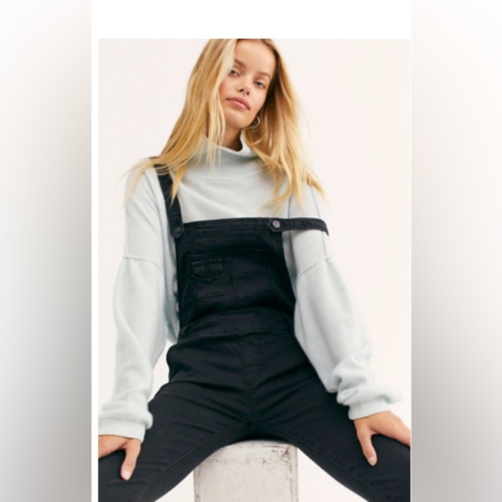 Free people denim overalls
